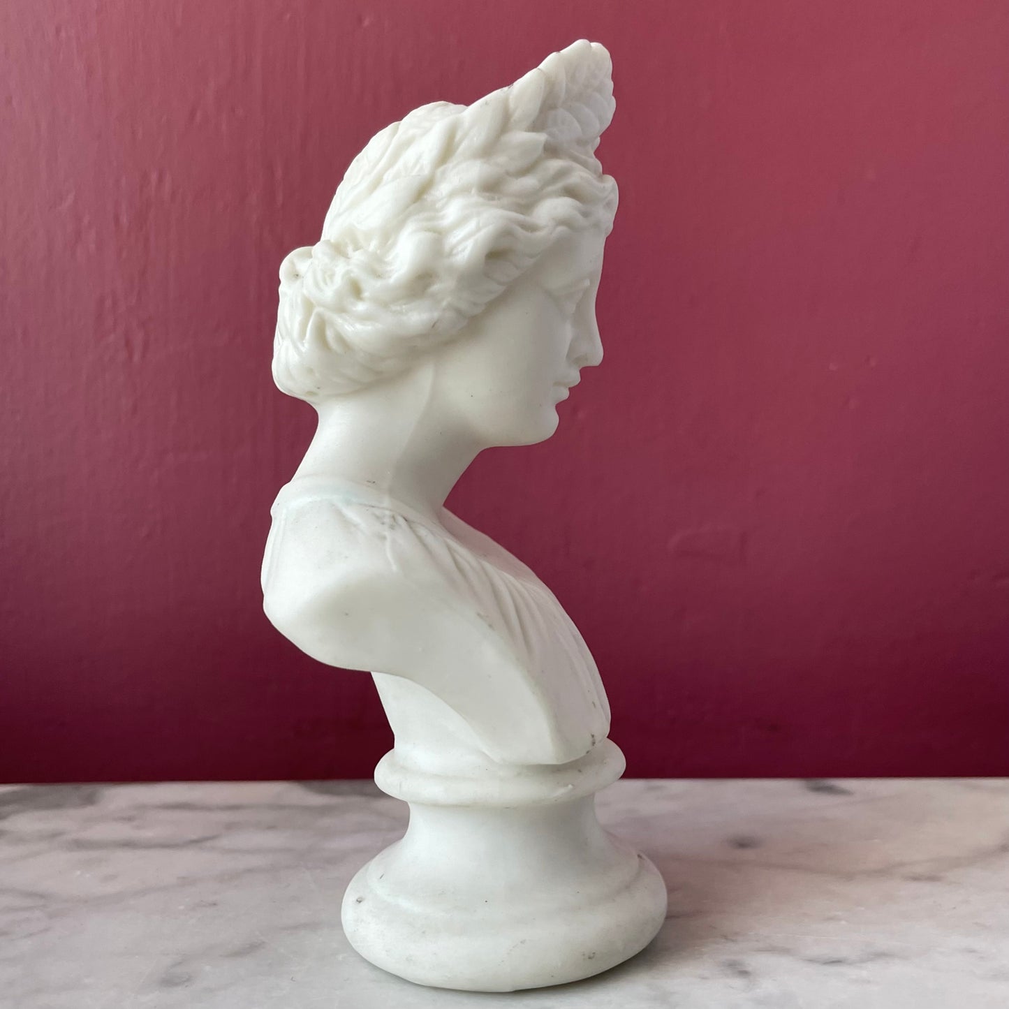 Antique Miniature Parian Bust