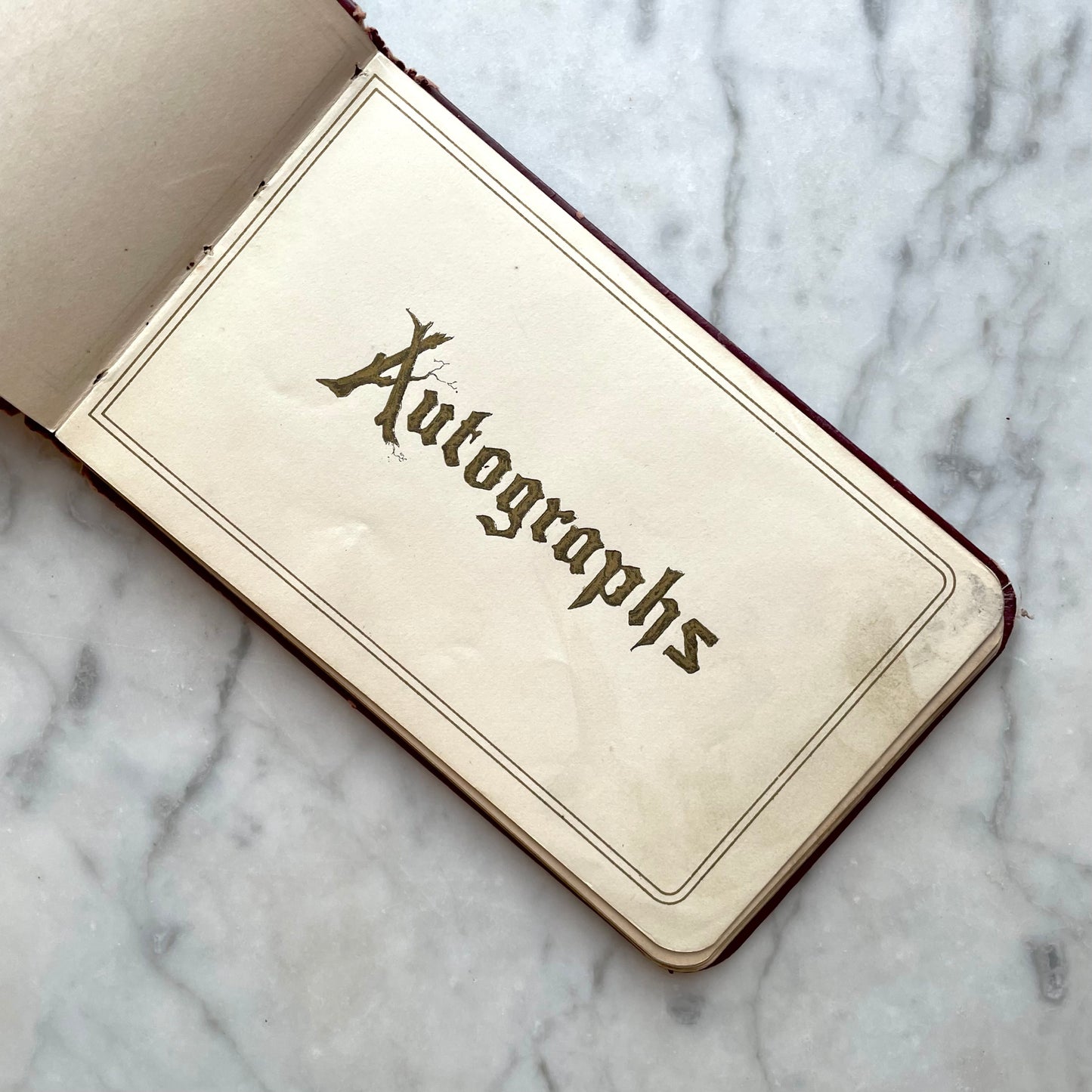 Victorian Autograph Album | 1880s | Connecticut