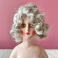 Antique German Chalkware Boudoir Doll