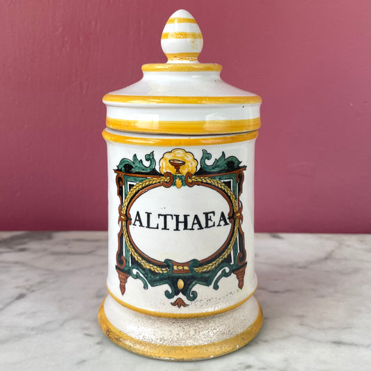 Vintage Italian Apothecary Cannister