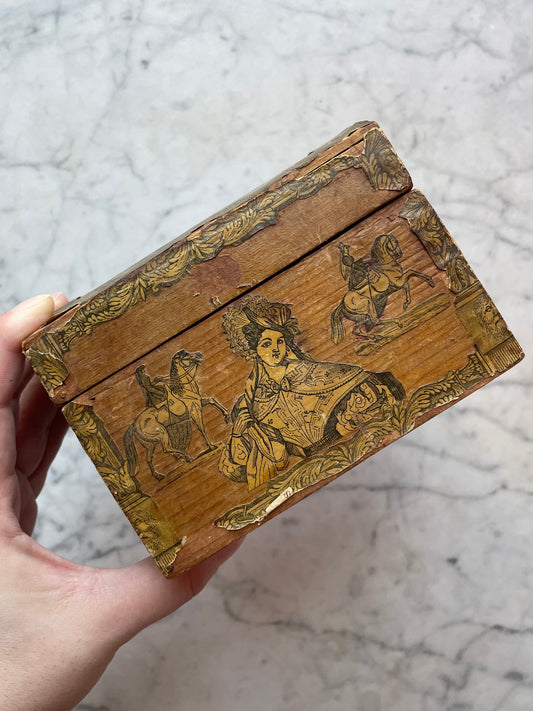 1830s Decoupage Box