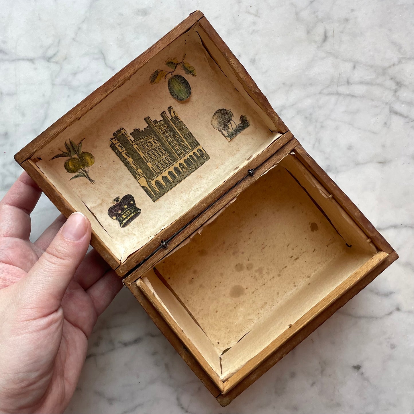 1830s Decoupage Box