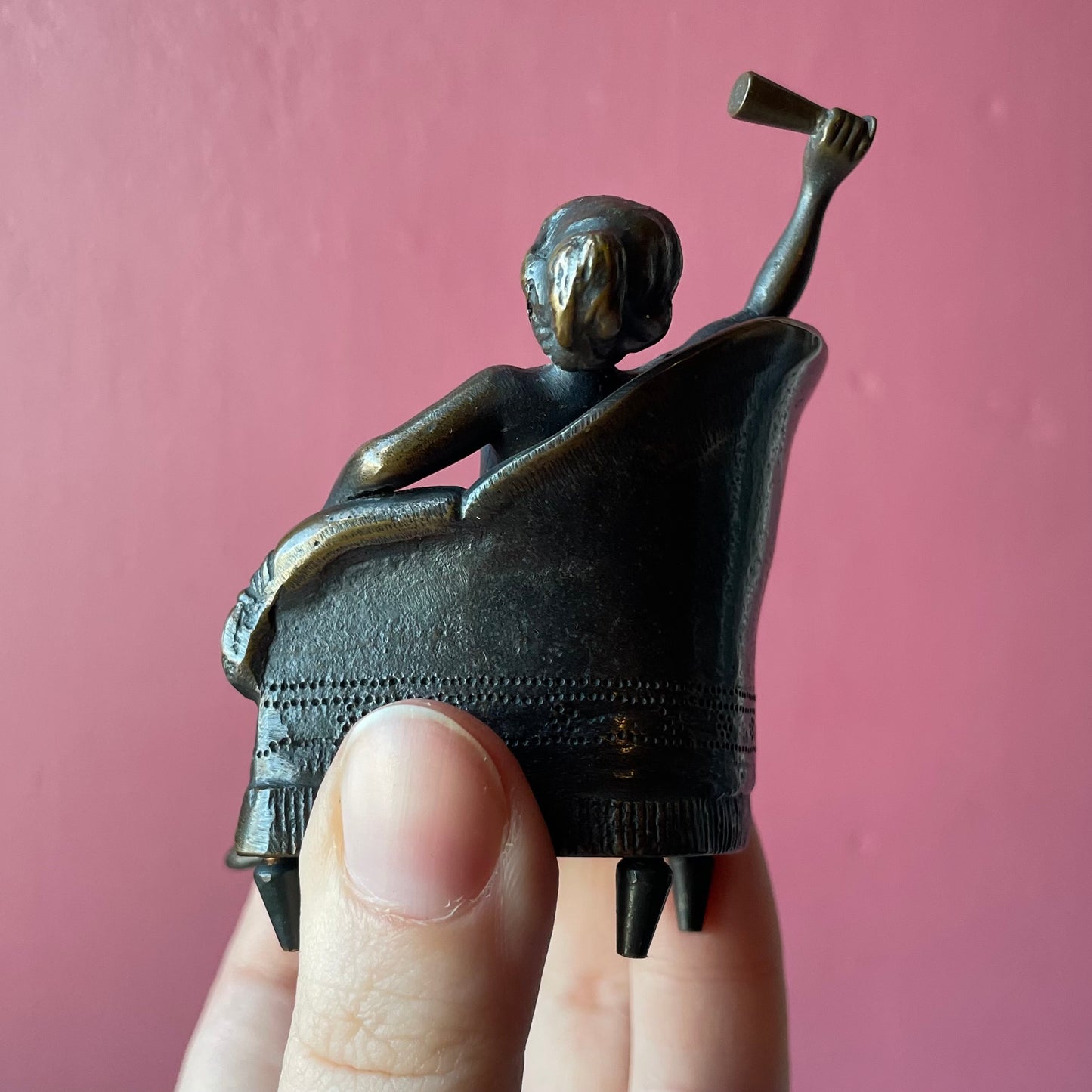 Antique Nude Bronze | Franz Bergman Style