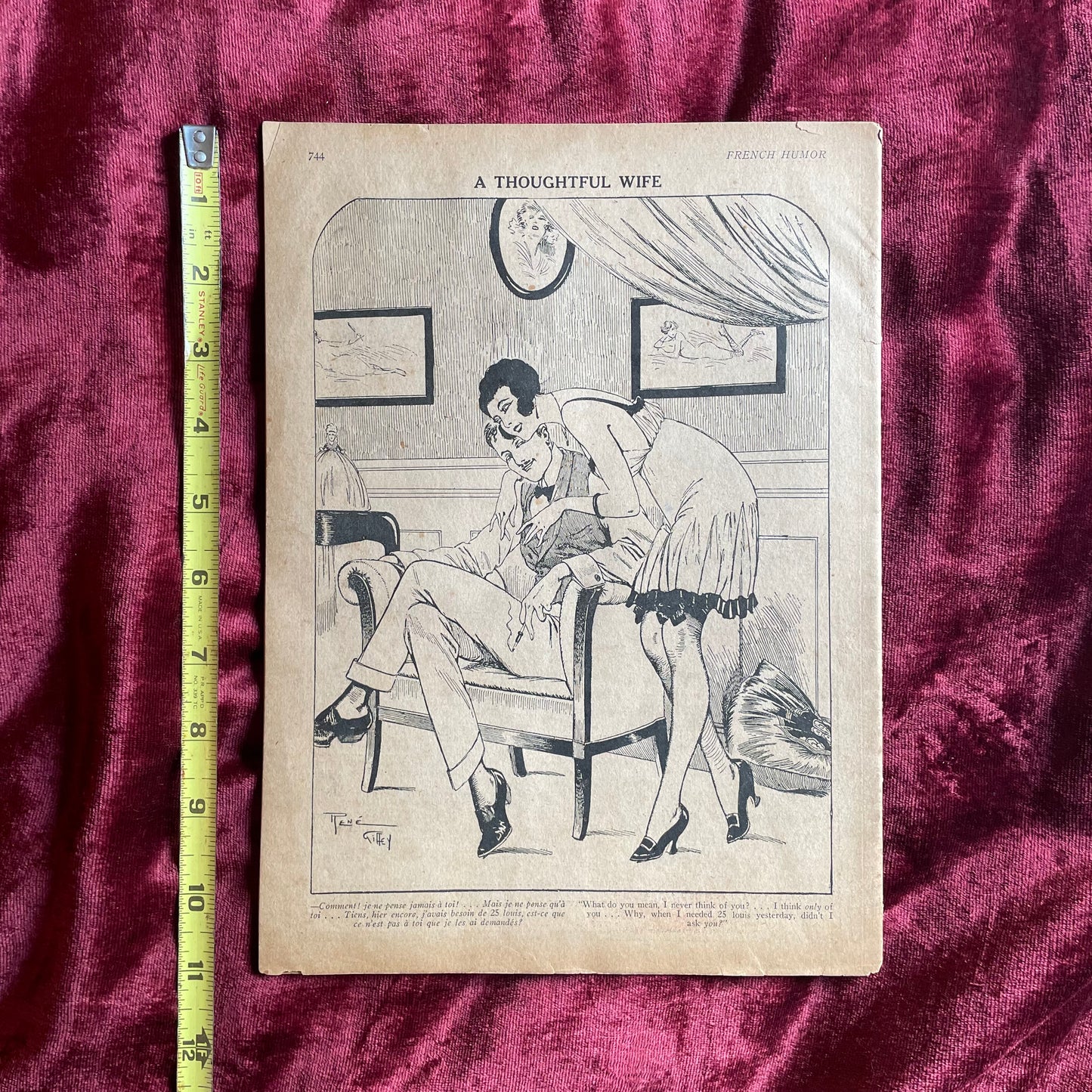 French Humor | February 25, 1928 | Risqué Flapper Cartoons