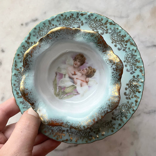 Antique Sapphic Dessert Cup