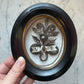 Antique French Hair Work Memorial | 1871
