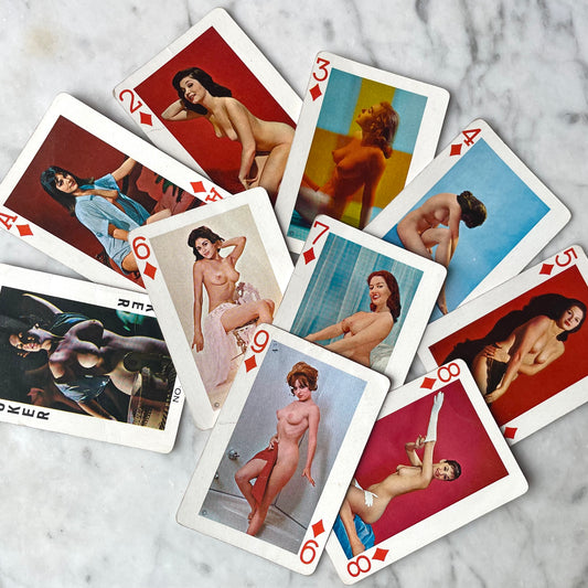 Honey Cards | Vintage Nude Pinup Girl Playing Card Deck