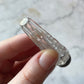 Victorian Cut Glass Perfume Bottle with Sterling Top