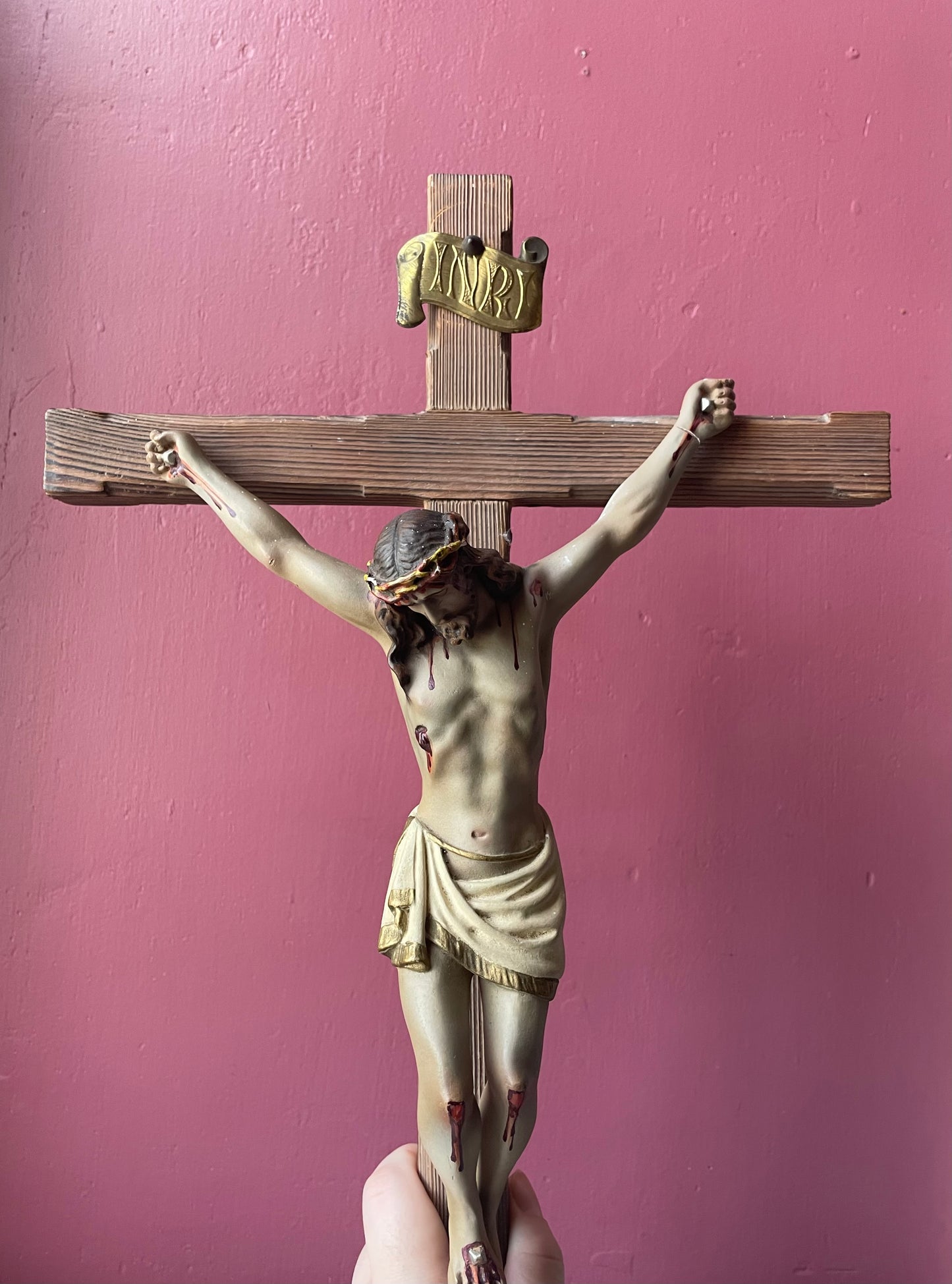 Large Vintage Crucifix