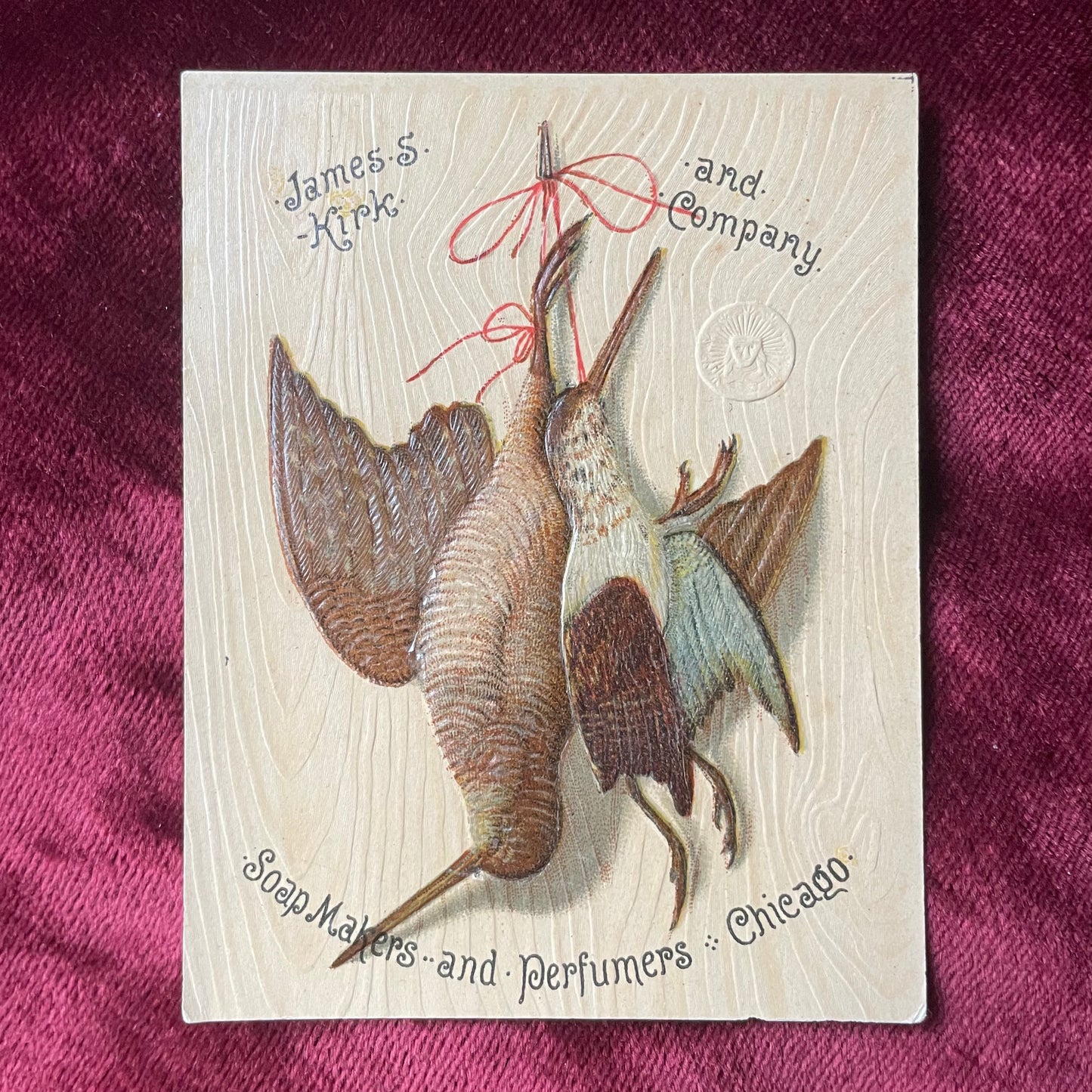 Dead Birds | Victorian Trade Cards with Game Bird Motif | James S. Kirk & Co.