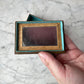 Early Victorian Painted Veneer Box with Mirror