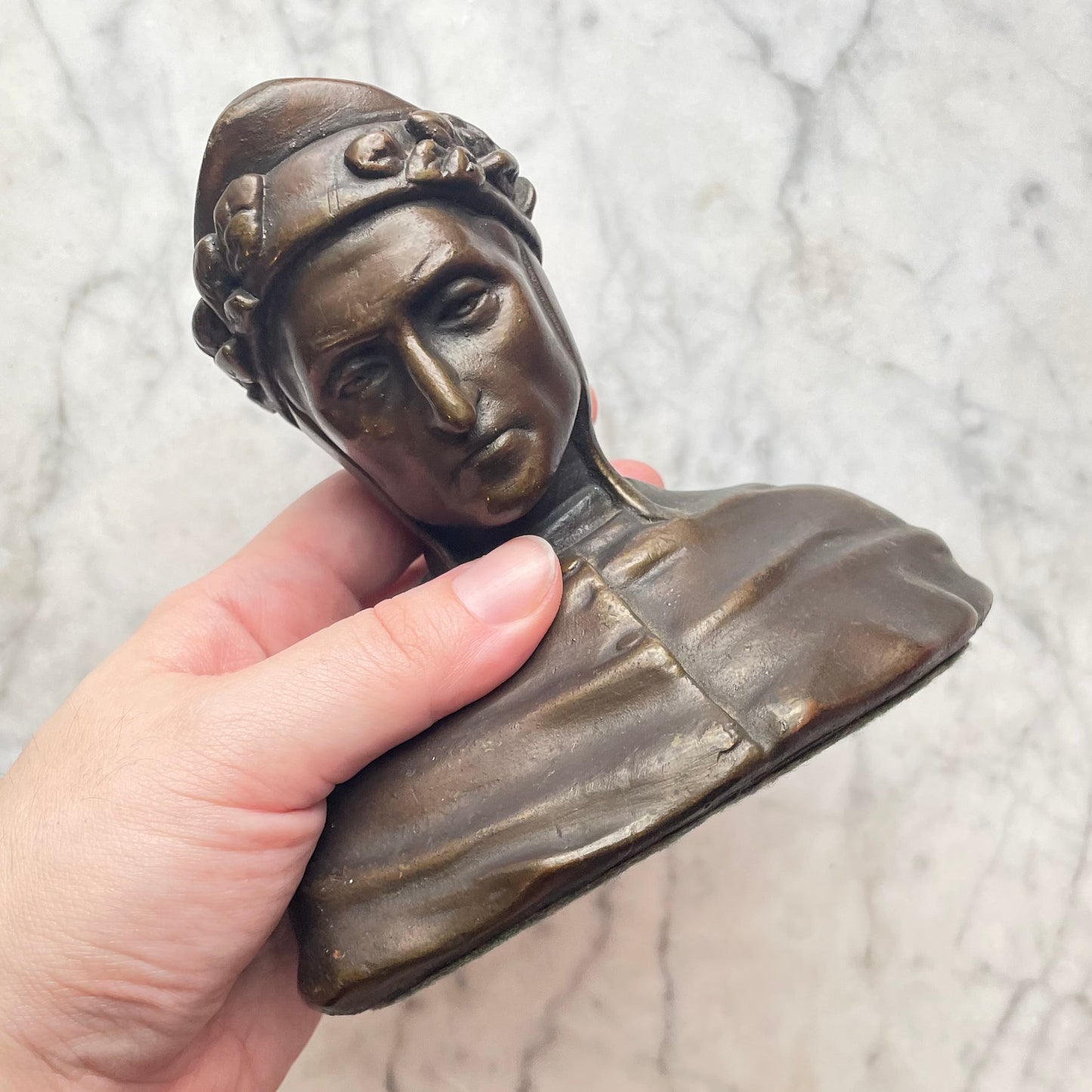 Antique Bust of Dante Aligheiri