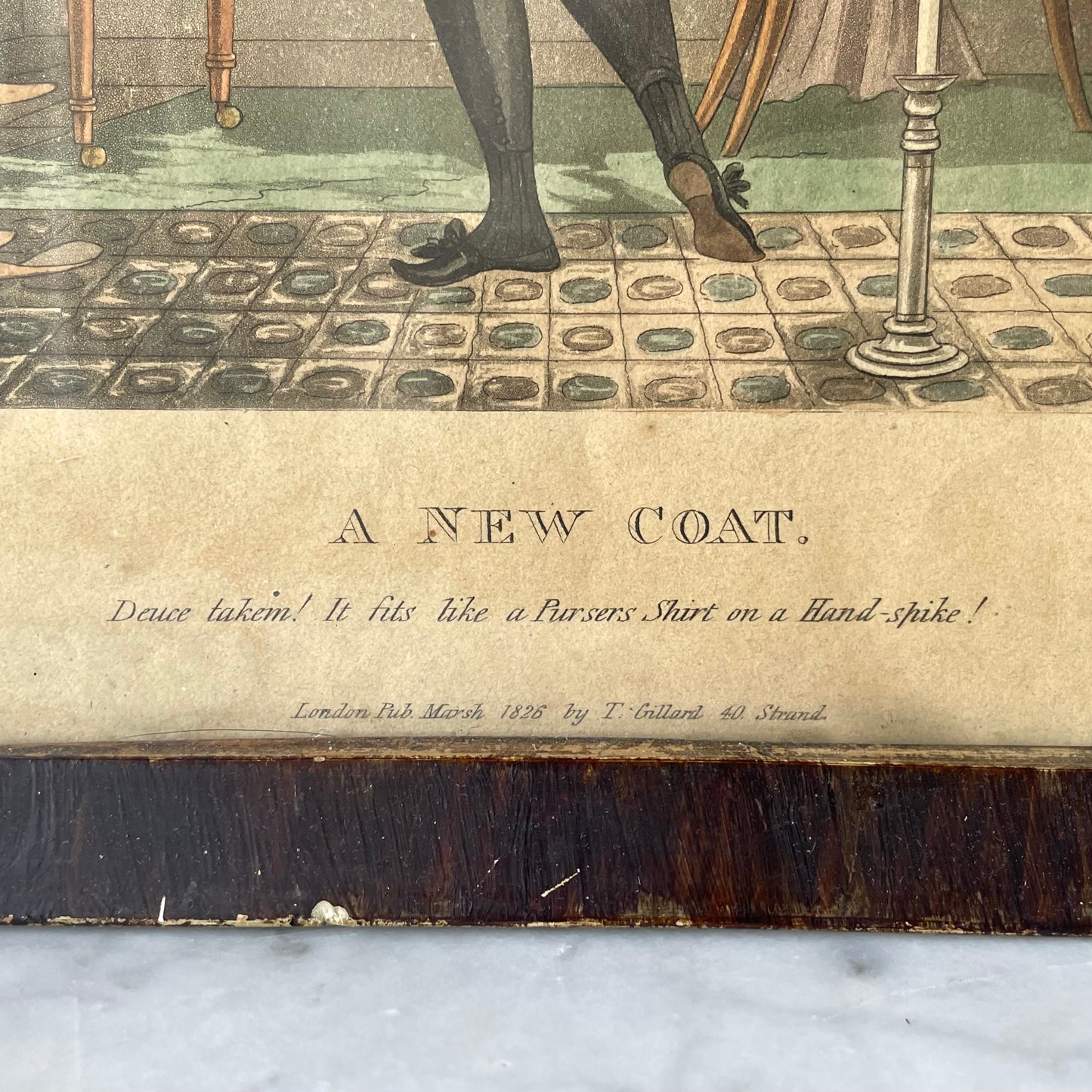 Dandy Caricature | A New Coat | 1826