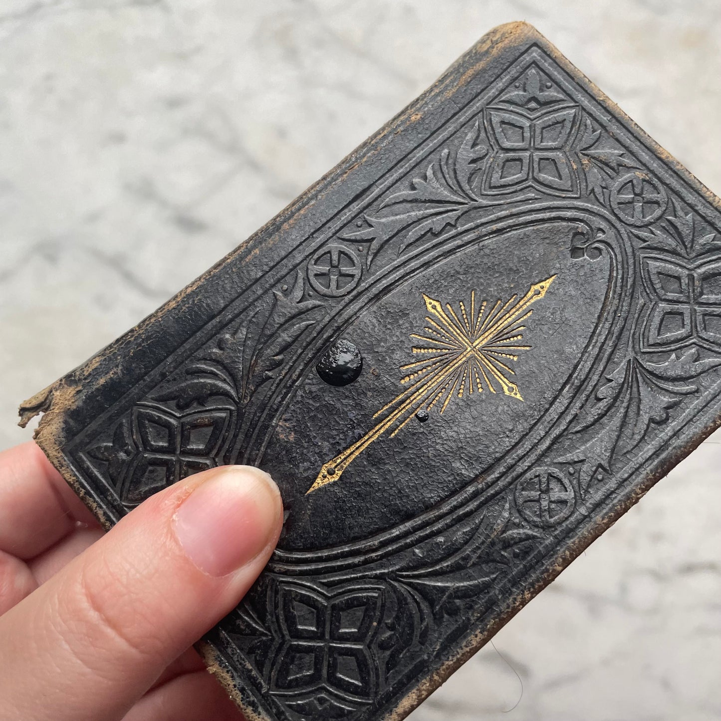 Antique Prayer Book with Lock of Hair