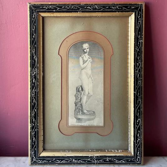 Eve Tempted | Hiram Powers | Framed Engraving