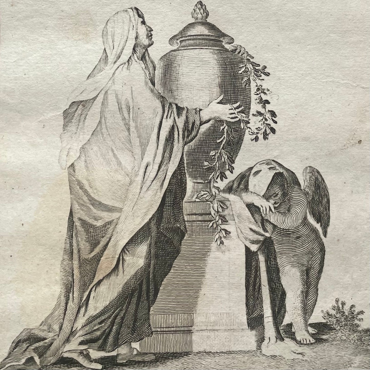1790 Mourning Print