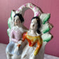 Victorian Staffordshire Figure of Two Women