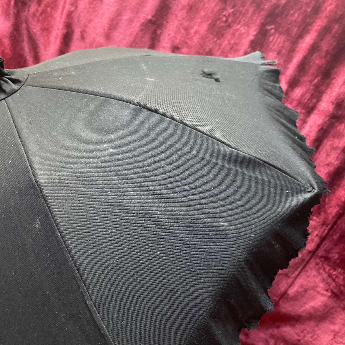 Victorian Mourning Parasol