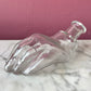 Antique Hand Shaped Glass Bottle