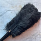 Antique Ostrich Feather Fan