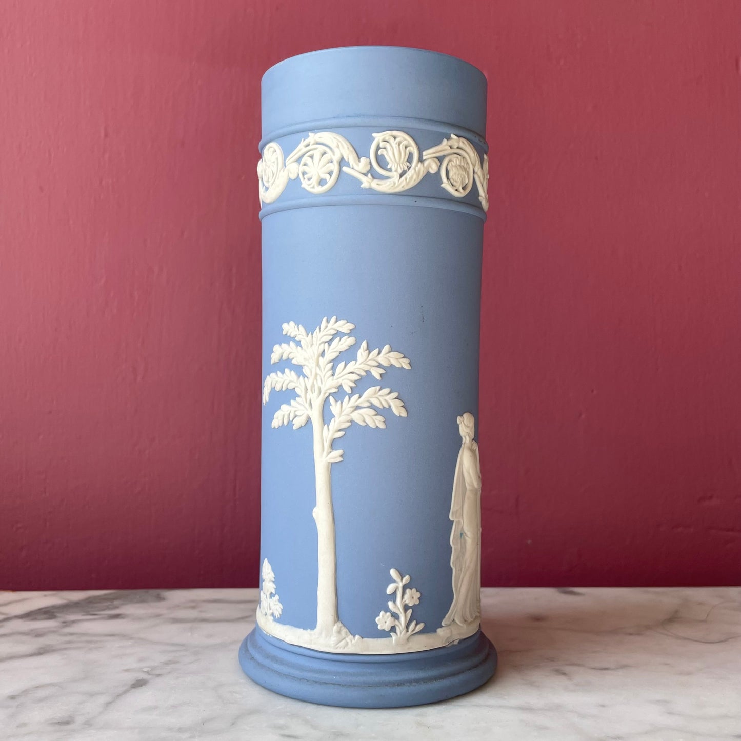 Blue & White Vintage Wedgwood Vase