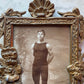 Bathing Boy | Antique Framed Cabinet Card