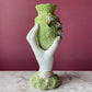 Victorian Moss Ware Hand Vase | Bevington Elfinware