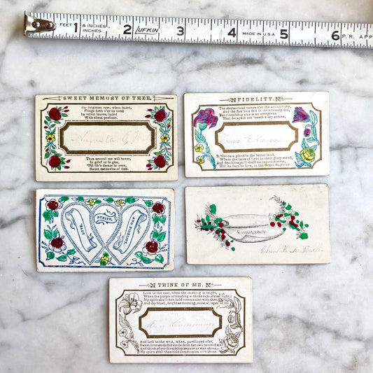 Early Victorian Calling Cards