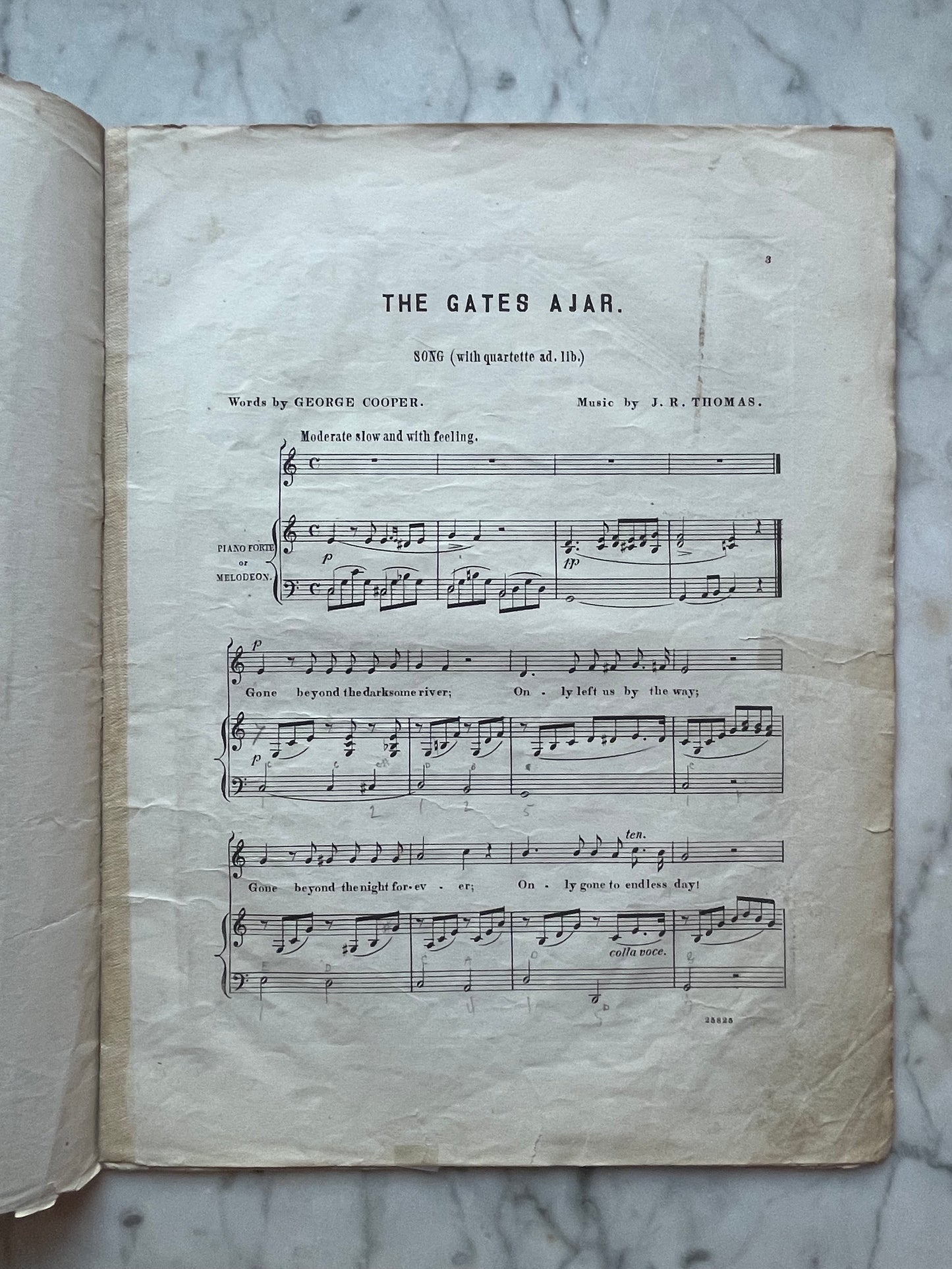 Gates Ajar | Victorian Mourning Sheet Music