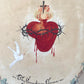 Antique Sacred Heart Watercolor