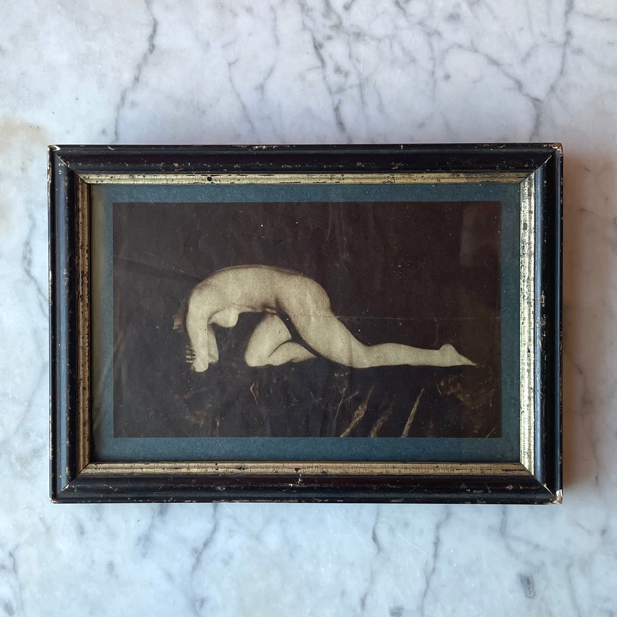 Antique Art Deco Framed Nude