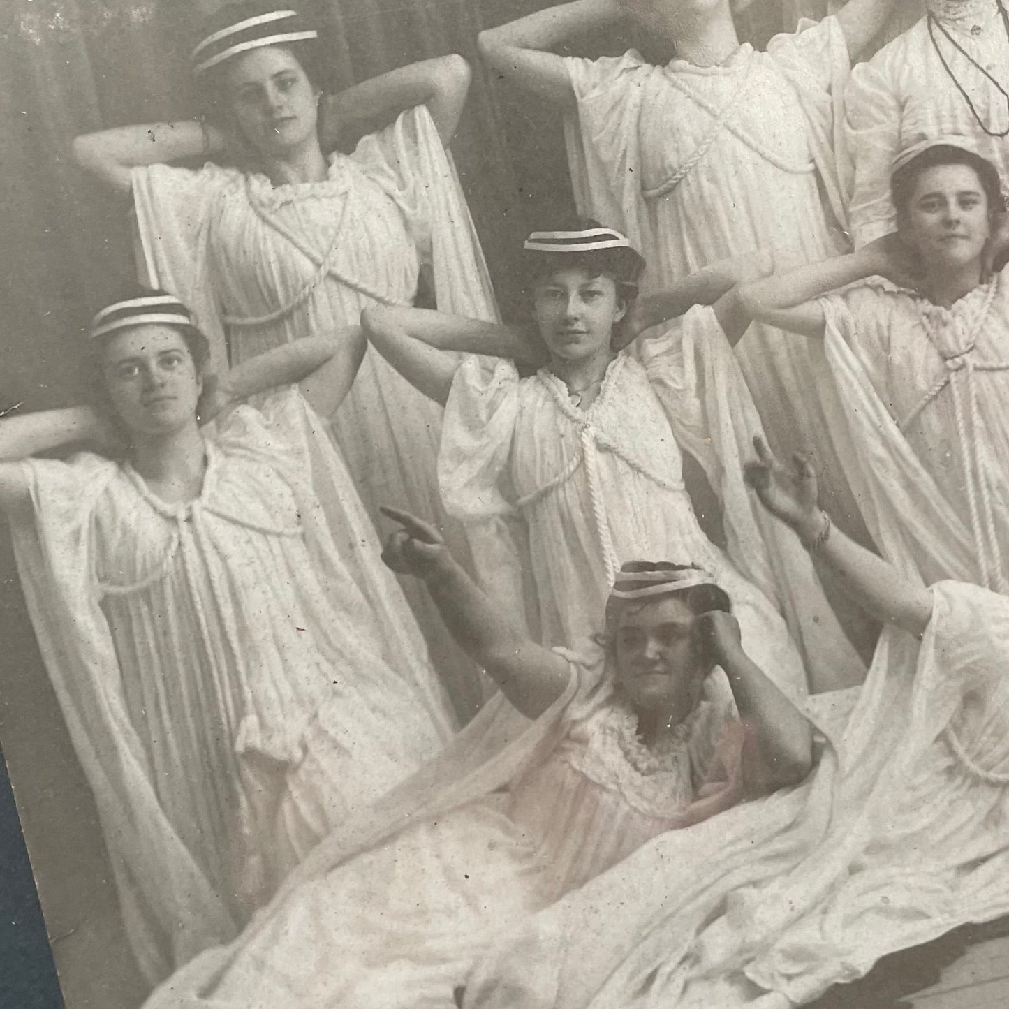 Dionysian Dancers | Antique Dance Class Photo