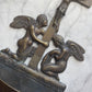 Antique Brass Holy Water Font with Angels