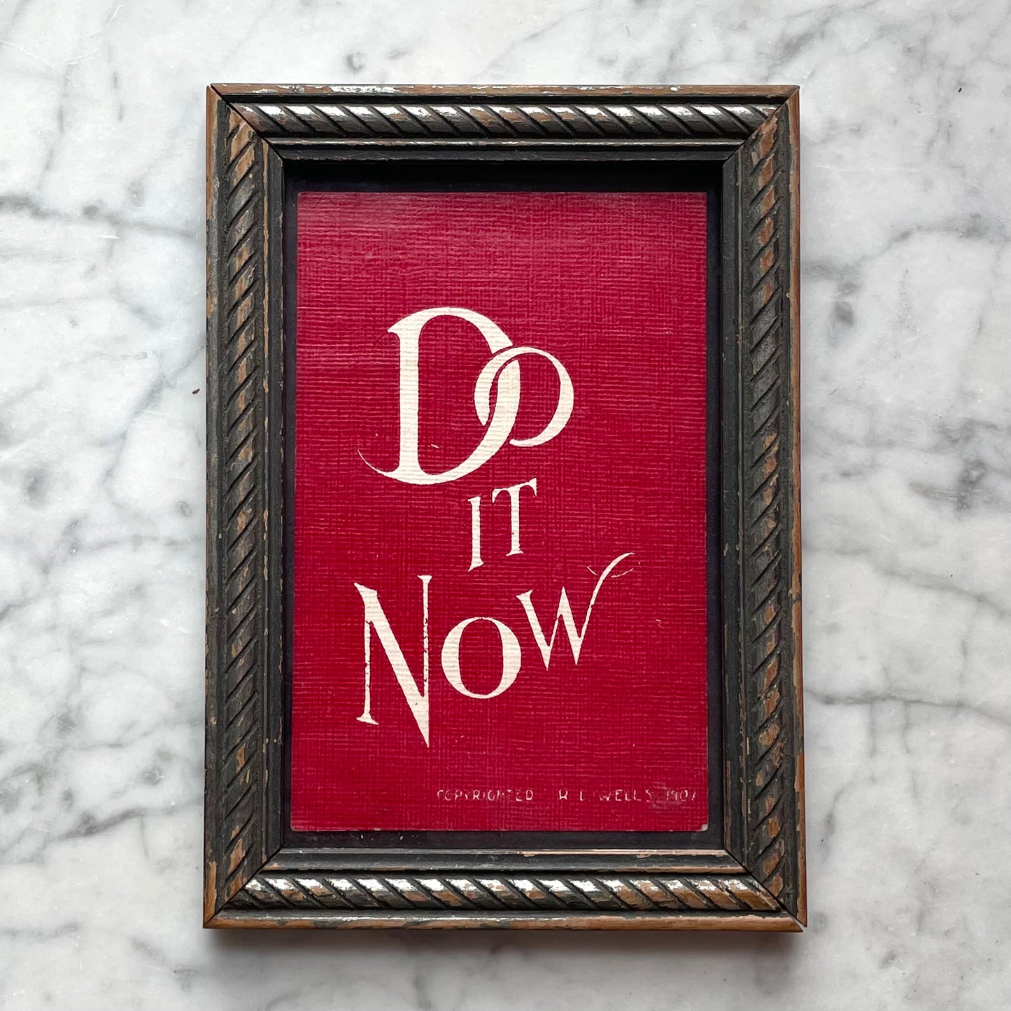 DO IT NOW | Framed Edwardian Postcard