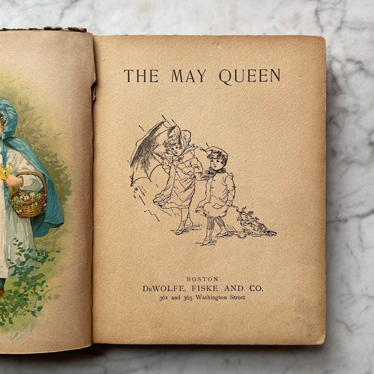 The May Queen | Antique McLoughlin Book