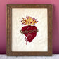 Antique Sacred Heart Embroidery
