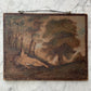 “A Sleeping Love” | Antique Pyrography