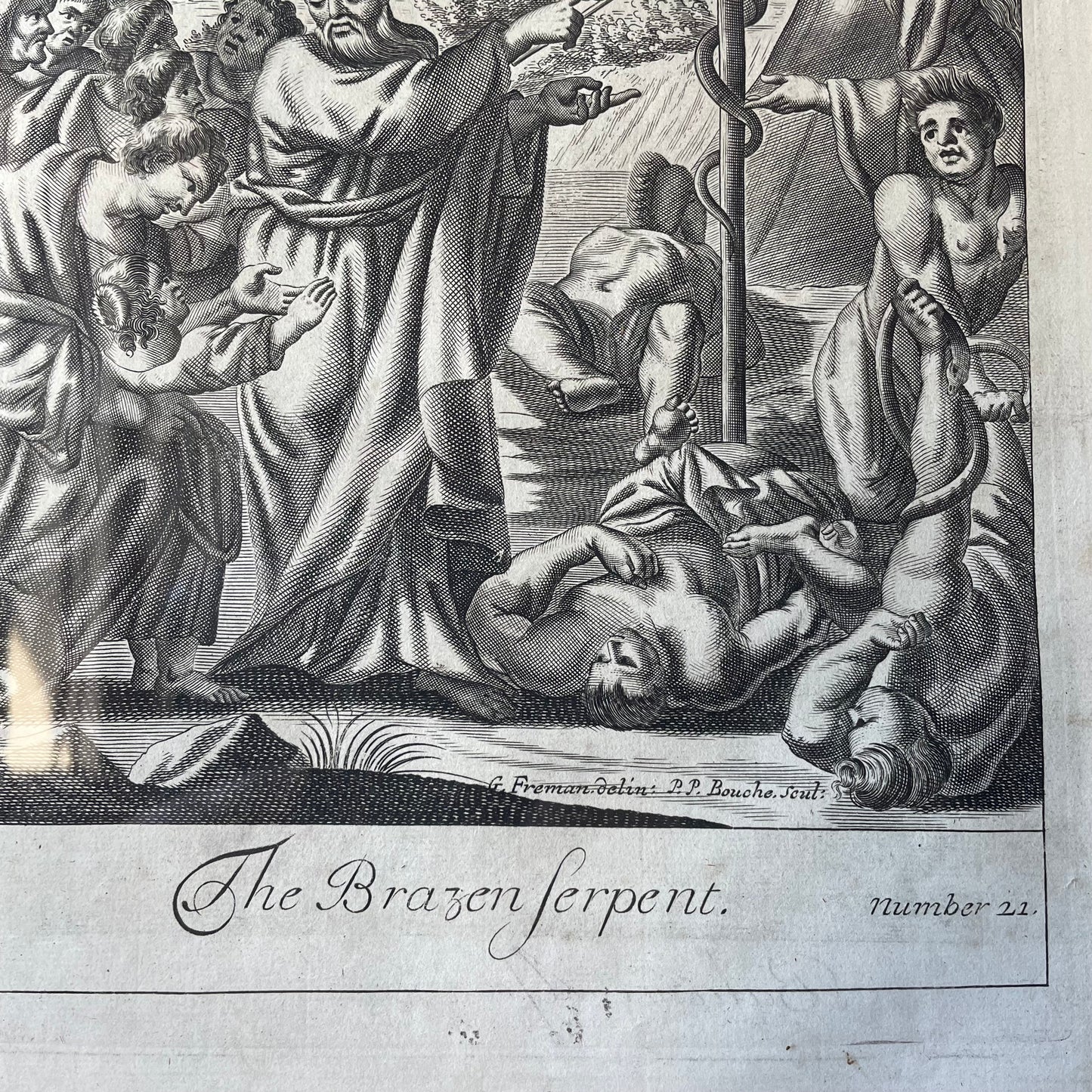 The Brazen Serpent | G. Freman and P.P. Bouche | 1701
