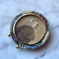 Antique Priest Photo in Miniature Micromosaic Frame