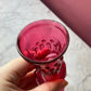 Victorian Hand Vase | Ruby Glass