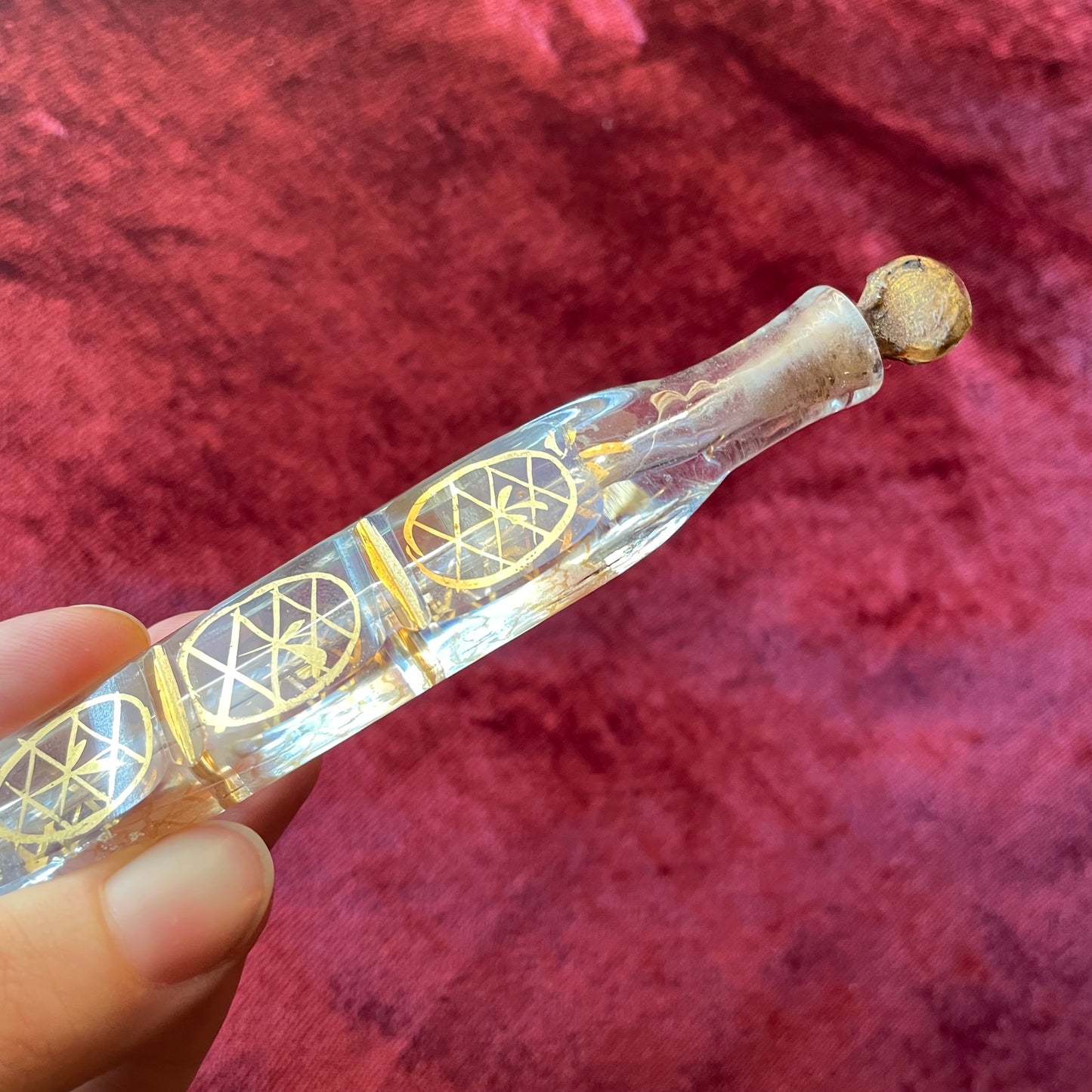 Antique Victorian Laydown Perfume Bottle