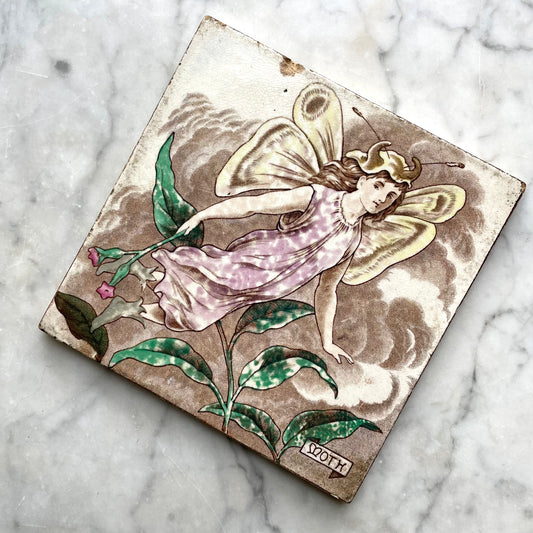 Victorian Fairy Tile | Moth from A Midsummer Night’s Dream | Wedgwood