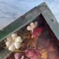 Victorian Shadow Box with Cloth Flowers