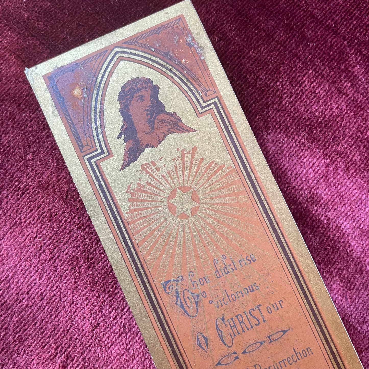 Victorian Lithograph Bookmark