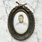Victorian Photo Collage in Original Velvet Frame