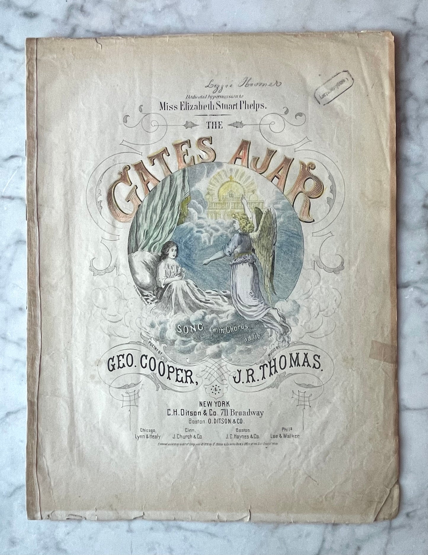 Gates Ajar | Victorian Mourning Sheet Music