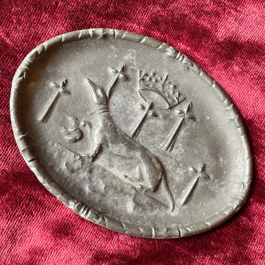 Anne of Brittany Heraldric Crest Jewelry Tray or Vide Poche