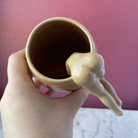 Vintage Novelty Mug with Lady’s Legs