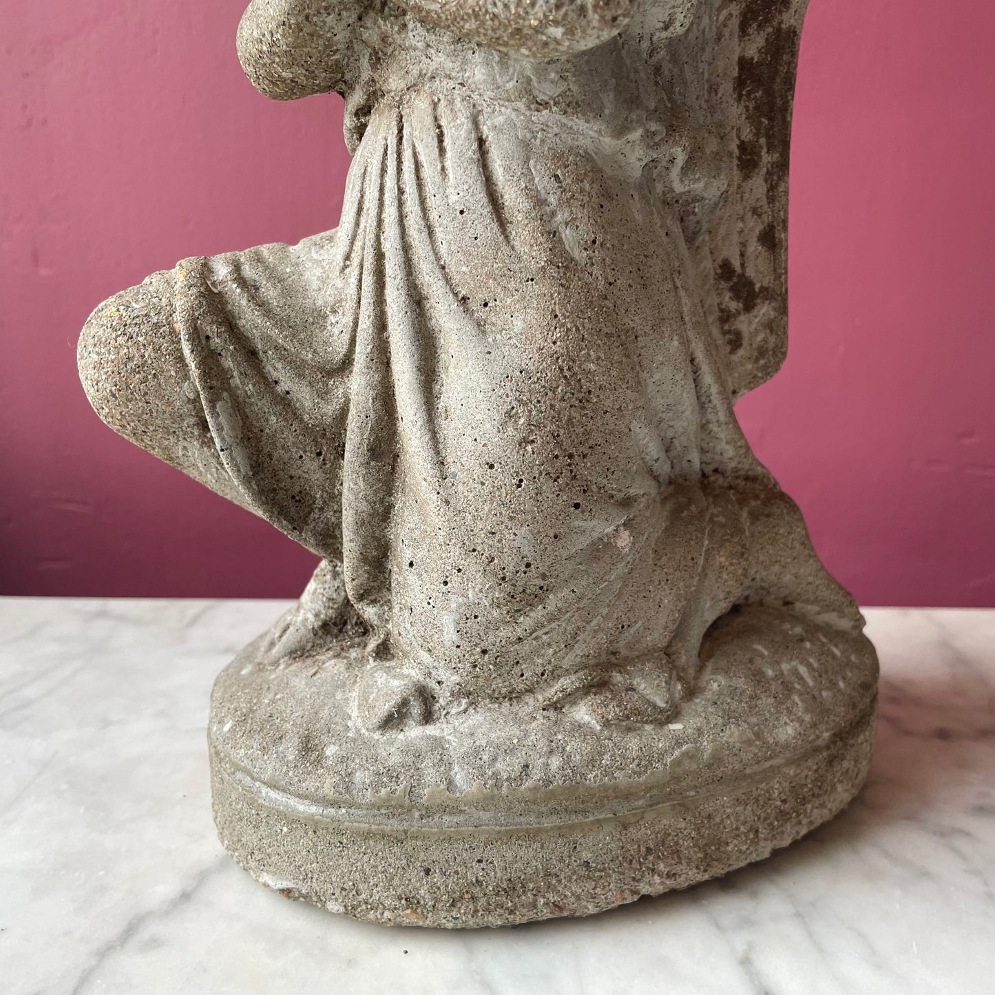 Antique Cemetery Praying Angel