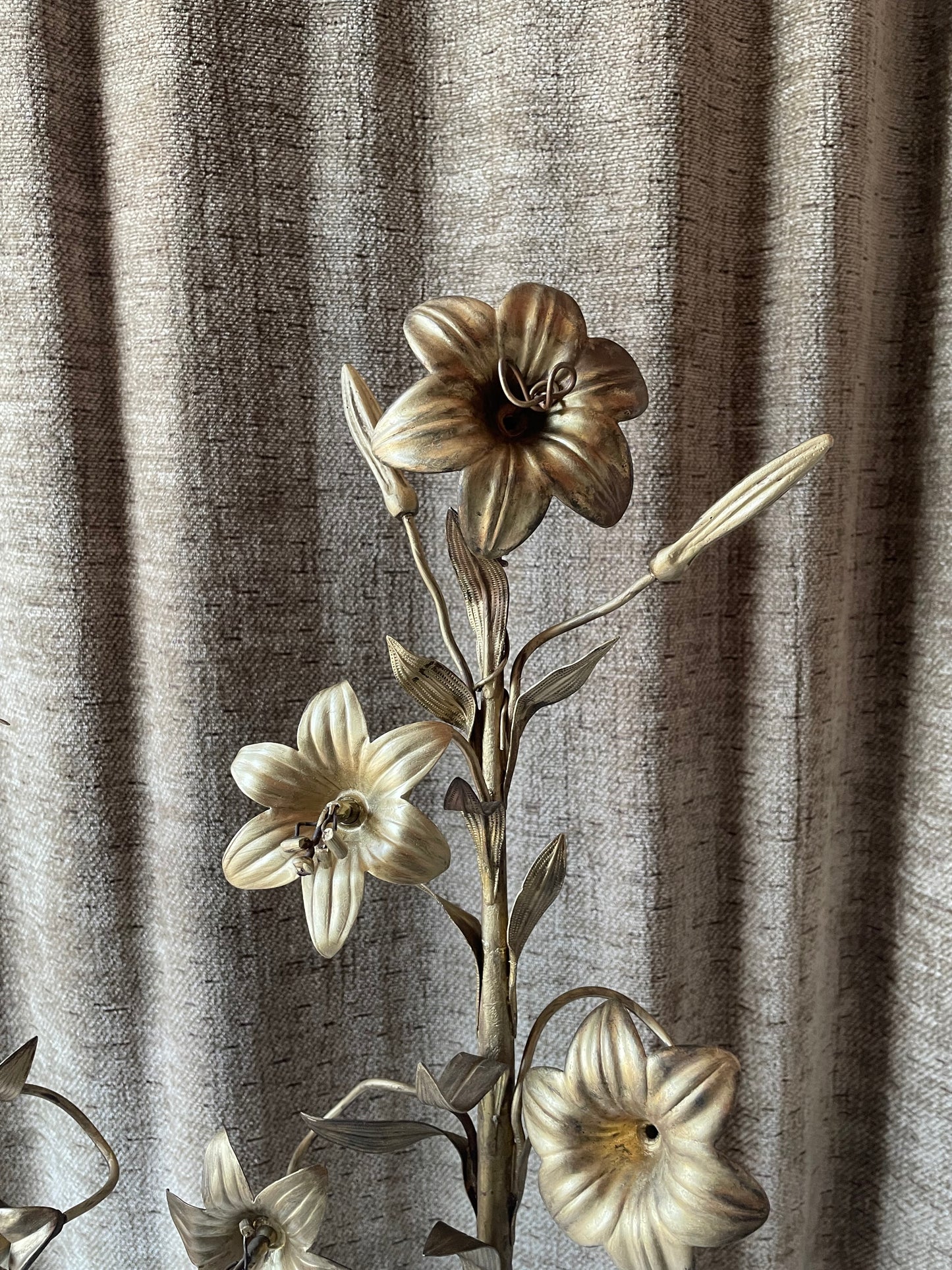 Antique Brass Lilies | Church Salvage